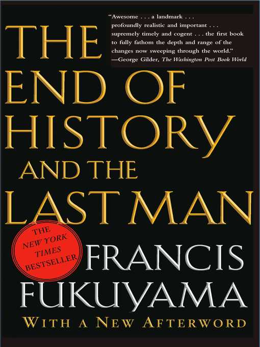 Title details for End of History and the Last Man by Francis Fukuyama - Wait list